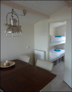 interieur vakantiehuisje aan zee