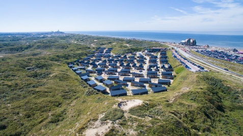 Duinhuisjes Bloemendaal aan Zee vanuit de lucht Duinhuisjes Bloemendaal aan Zee vanuit de lucht