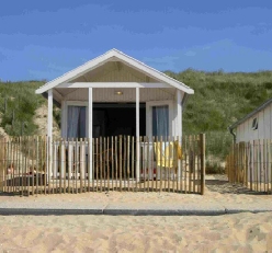 Kust strandhuisjes